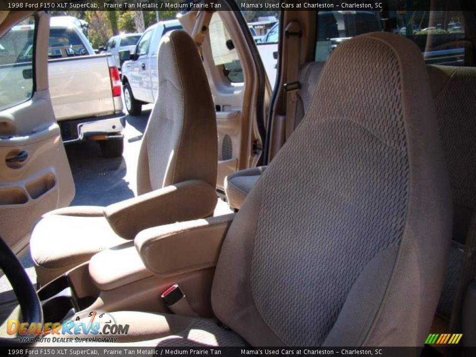 1998 Ford F150 XLT SuperCab Prairie Tan Metallic / Medium Prairie Tan Photo #10