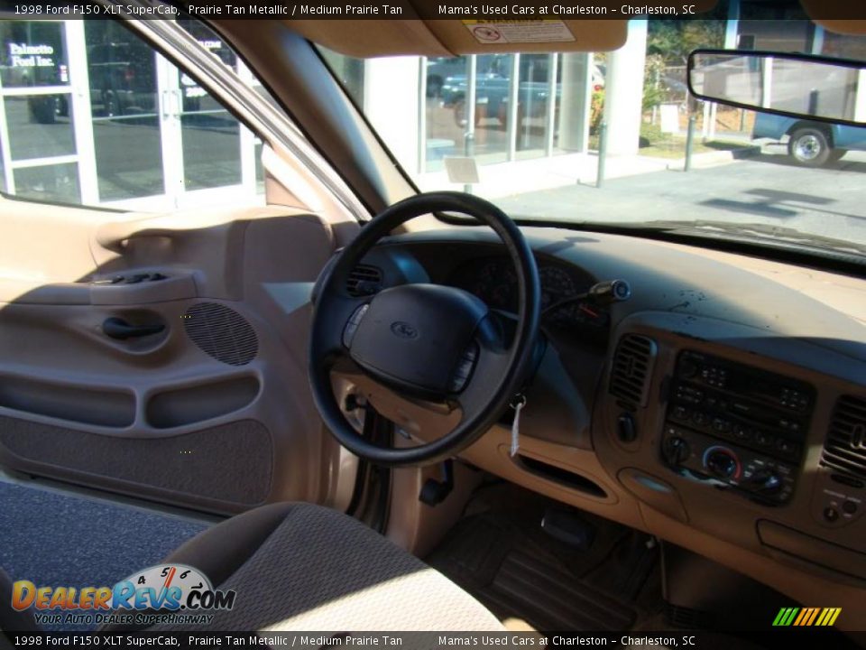 1998 Ford F150 XLT SuperCab Prairie Tan Metallic / Medium Prairie Tan Photo #14