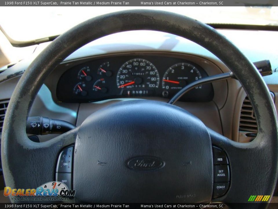 1998 Ford F150 XLT SuperCab Prairie Tan Metallic / Medium Prairie Tan Photo #19