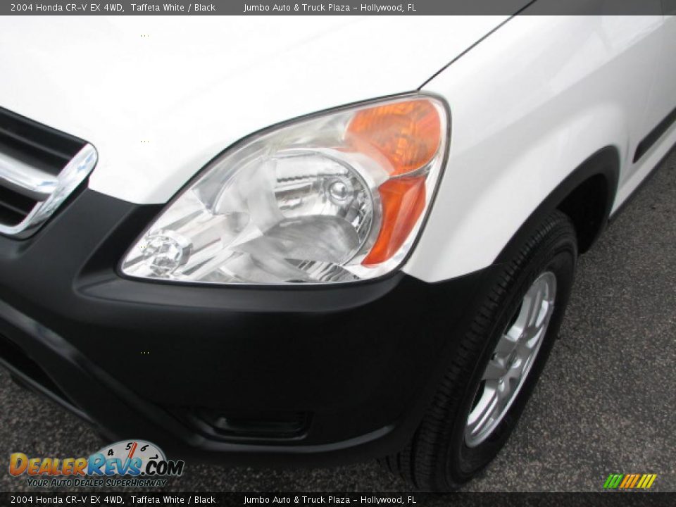 2004 Honda CR-V EX 4WD Taffeta White / Black Photo #4