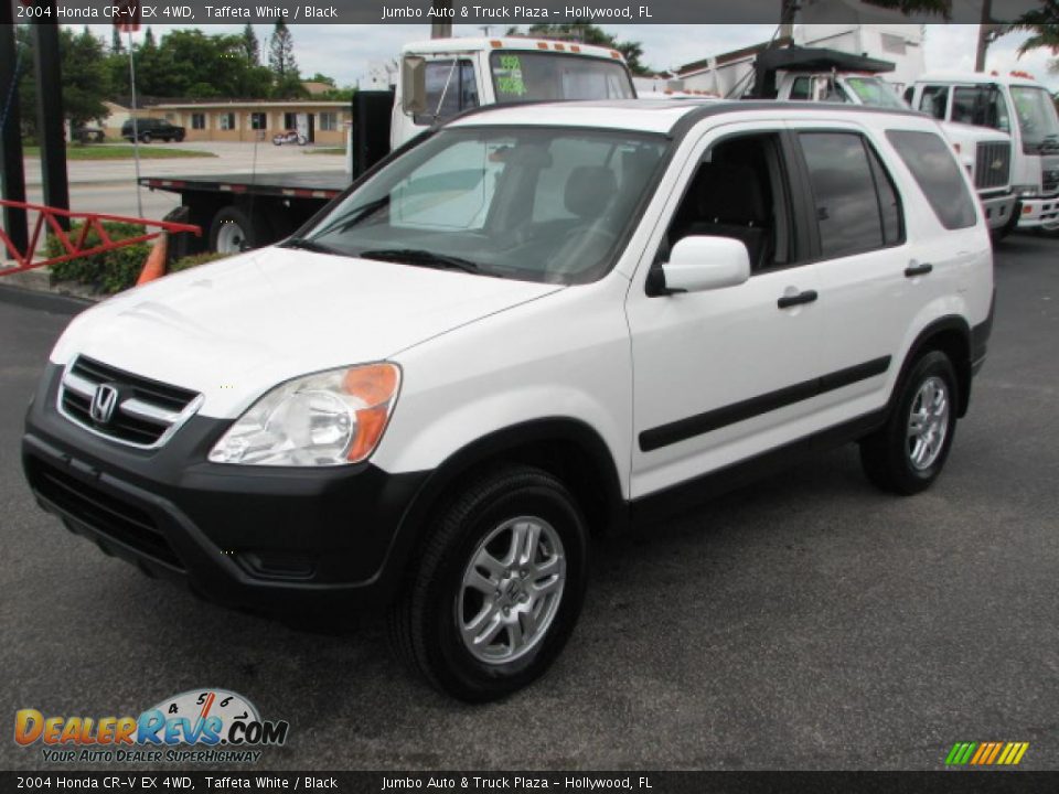 2004 Honda CR-V EX 4WD Taffeta White / Black Photo #5