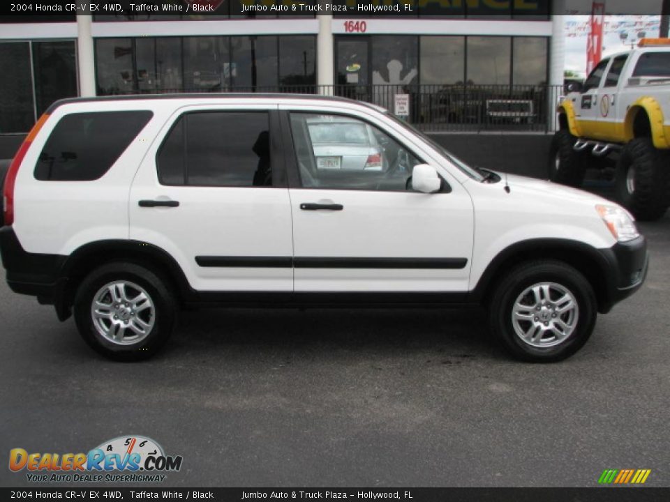 2004 Honda CR-V EX 4WD Taffeta White / Black Photo #10