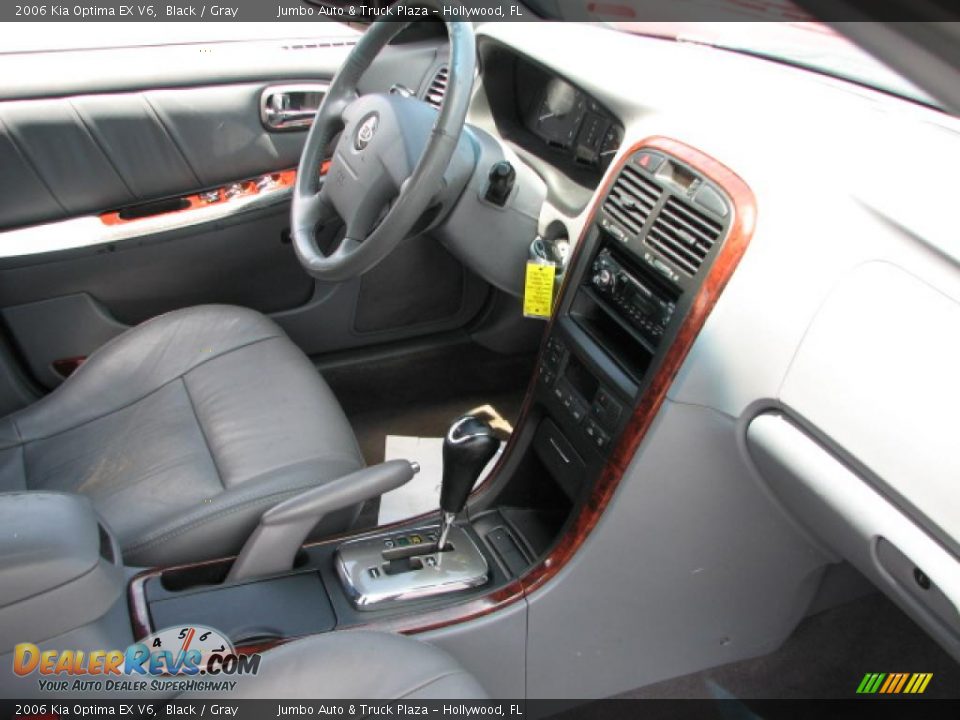 Gray Interior - 2006 Kia Optima EX V6 Photo #11