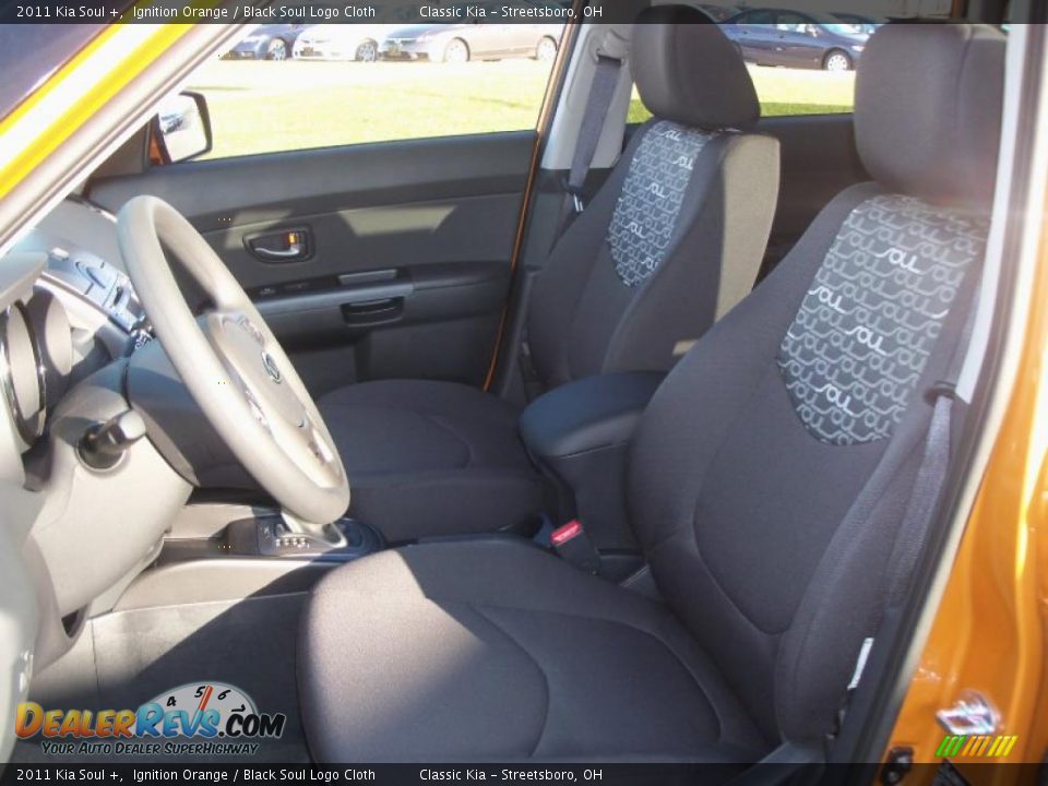 Black Soul Logo Cloth Interior - 2011 Kia Soul + Photo #12