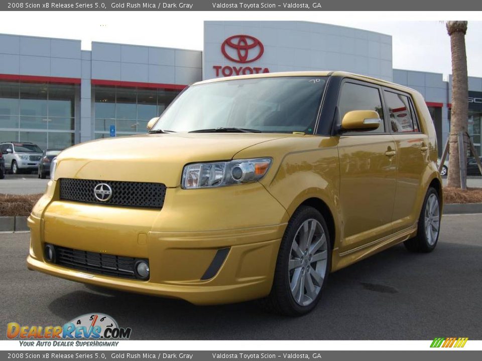 2008 Scion xB Release Series 5.0 Gold Rush Mica / Dark Gray Photo #1