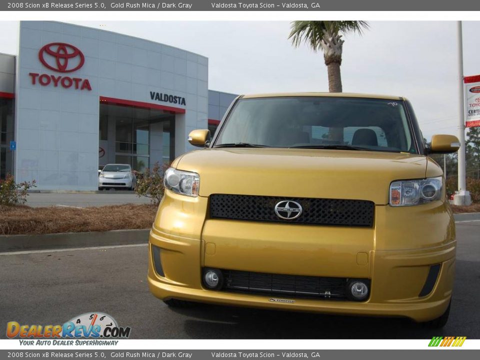 2008 Scion xB Release Series 5.0 Gold Rush Mica / Dark Gray Photo #2
