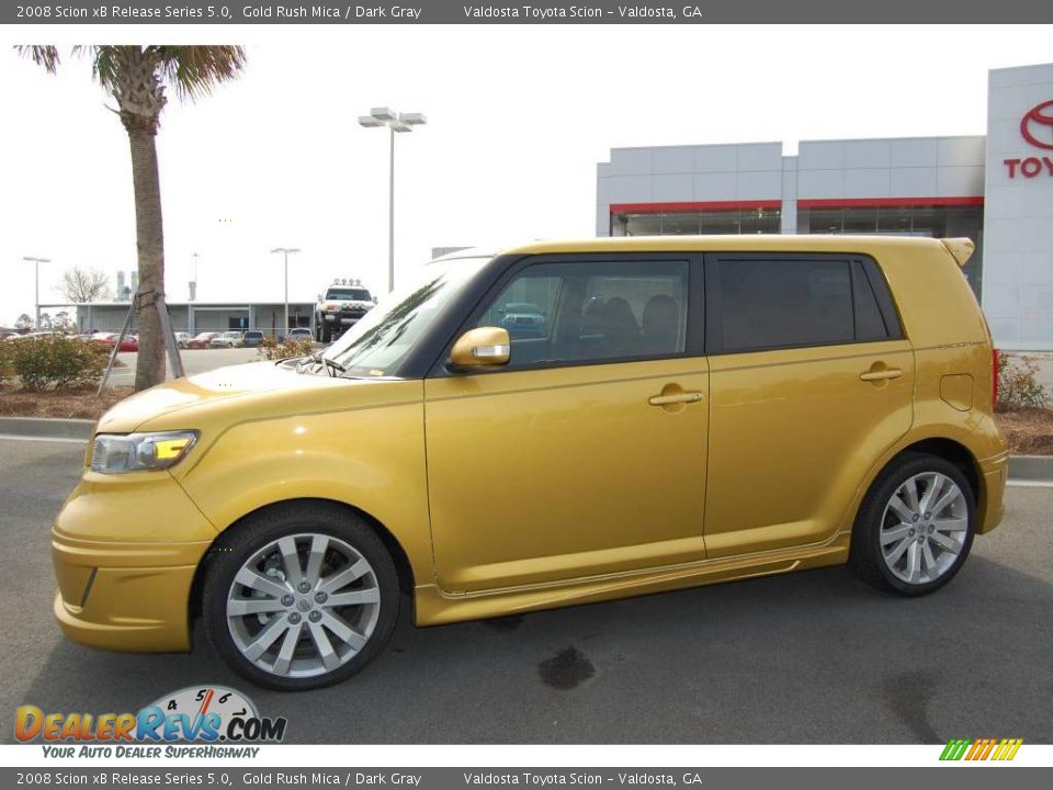 2008 Scion xB Release Series 5.0 Gold Rush Mica / Dark Gray Photo #3