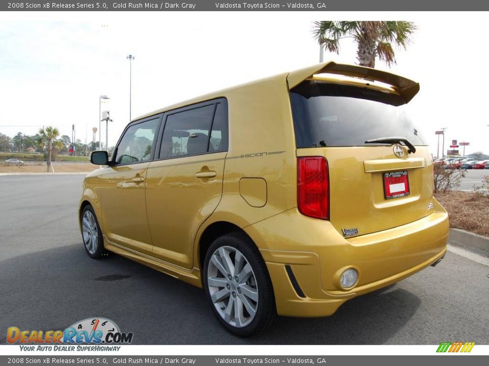 2008 Scion xB Release Series 5.0 Gold Rush Mica / Dark Gray Photo #4