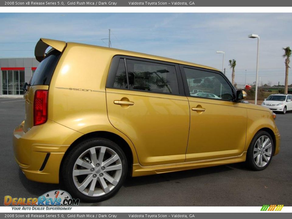 2008 Scion xB Release Series 5.0 Gold Rush Mica / Dark Gray Photo #5