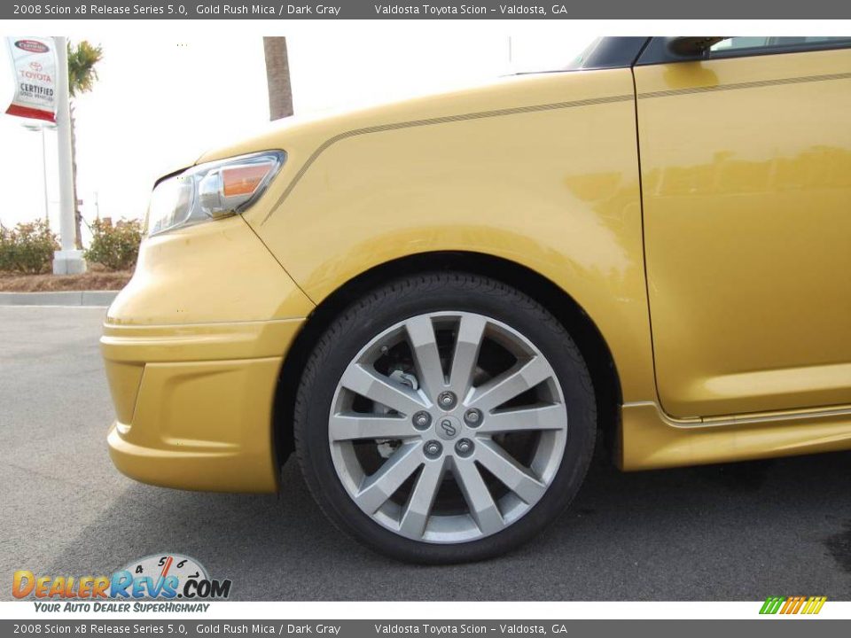 2008 Scion xB Release Series 5.0 Gold Rush Mica / Dark Gray Photo #6