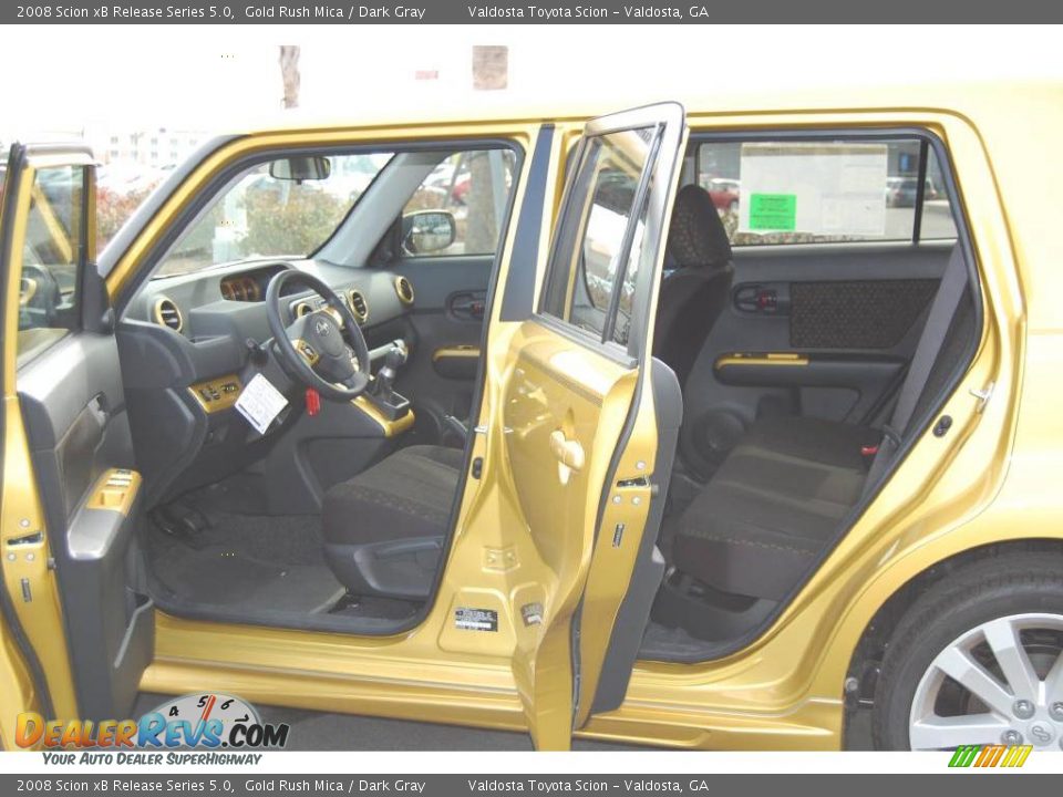 2008 Scion xB Release Series 5.0 Gold Rush Mica / Dark Gray Photo #10