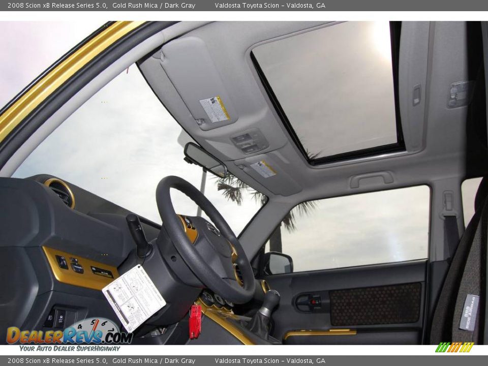 2008 Scion xB Release Series 5.0 Gold Rush Mica / Dark Gray Photo #11