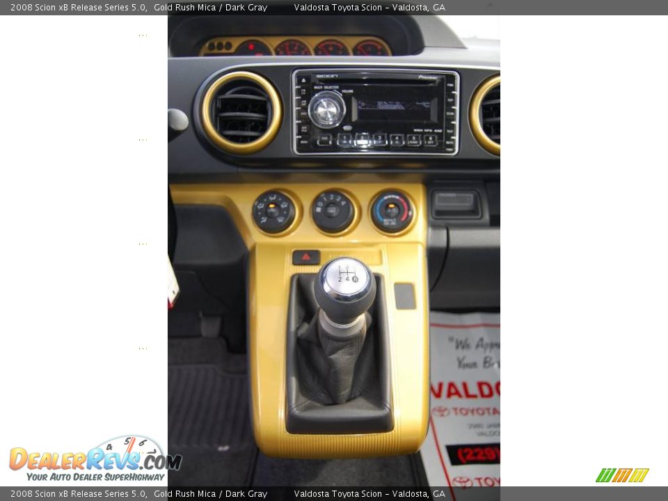2008 Scion xB Release Series 5.0 Gold Rush Mica / Dark Gray Photo #16