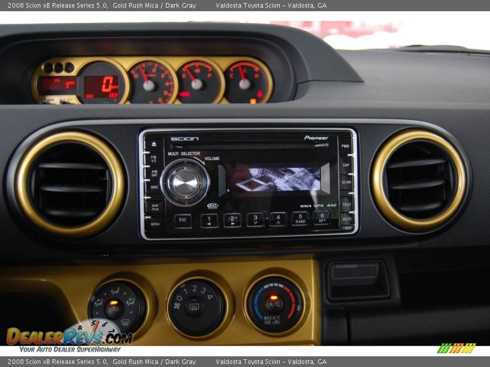 2008 Scion xB Release Series 5.0 Gold Rush Mica / Dark Gray Photo #17