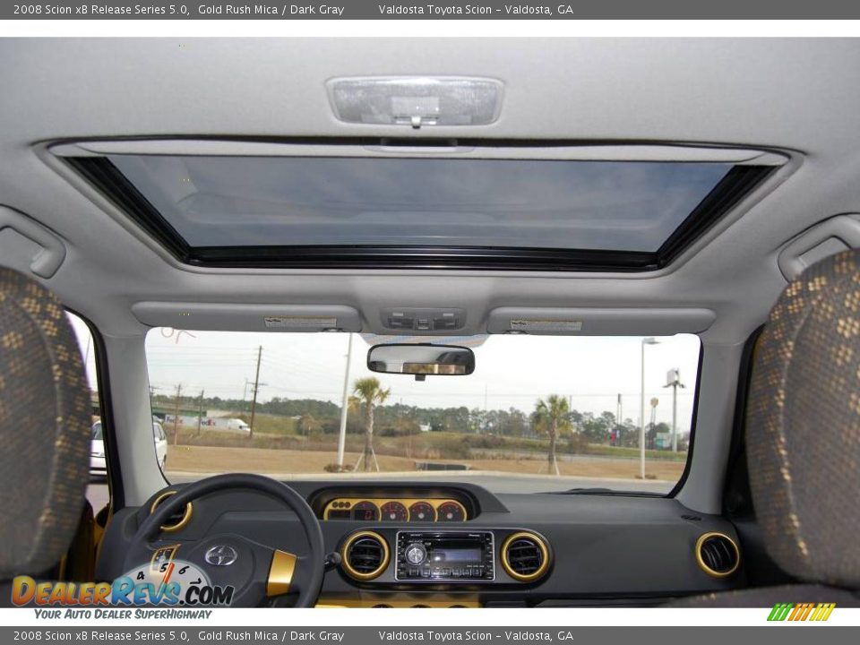 2008 Scion xB Release Series 5.0 Gold Rush Mica / Dark Gray Photo #19