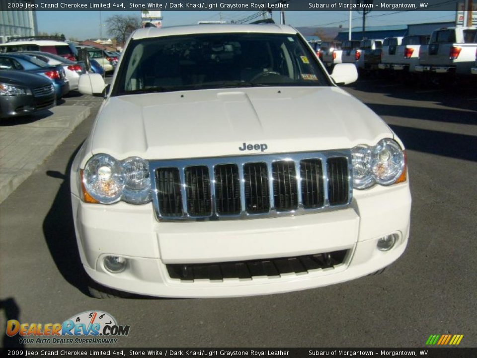 Stone White 2009 Jeep Grand Cherokee Limited 4x4 Photo #7