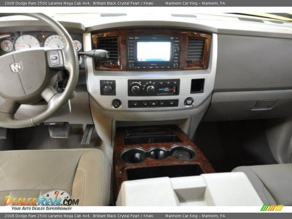 Dashboard of 2008 Dodge Ram 2500 Laramie Mega Cab 4x4 Photo #5