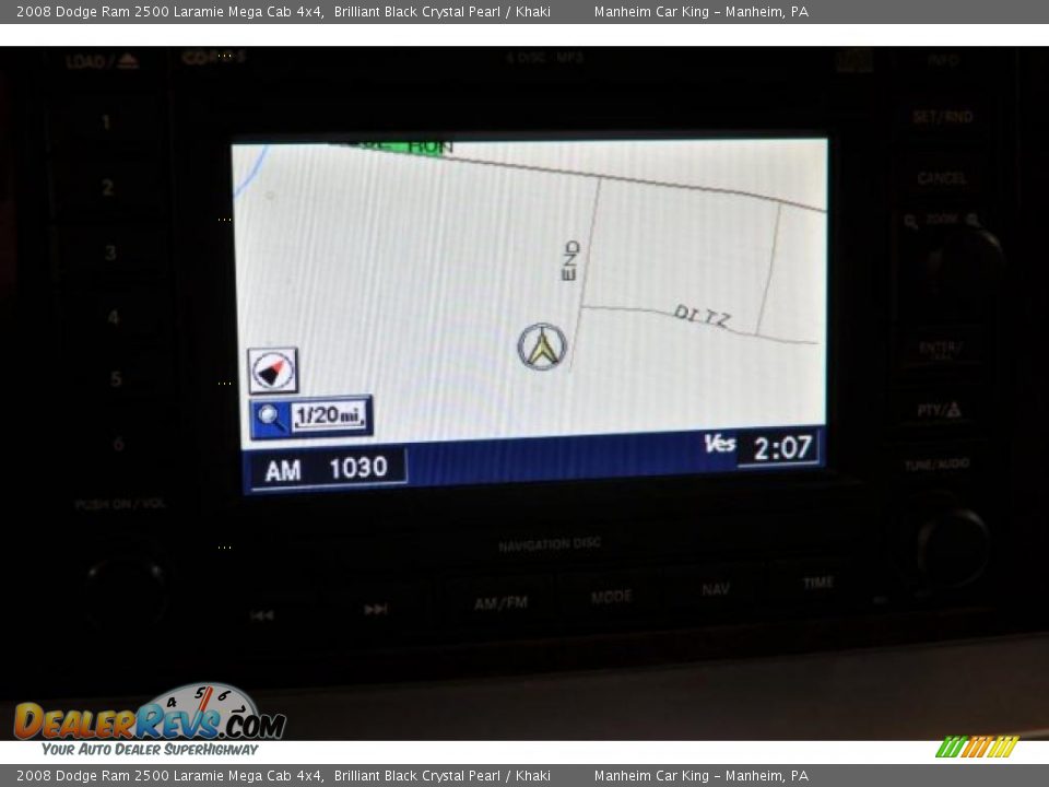 Navigation of 2008 Dodge Ram 2500 Laramie Mega Cab 4x4 Photo #6