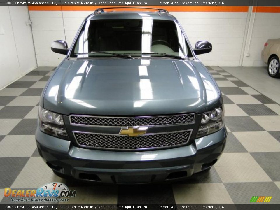 2008 Chevrolet Avalanche LTZ Blue Granite Metallic / Dark Titanium/Light Titanium Photo #5