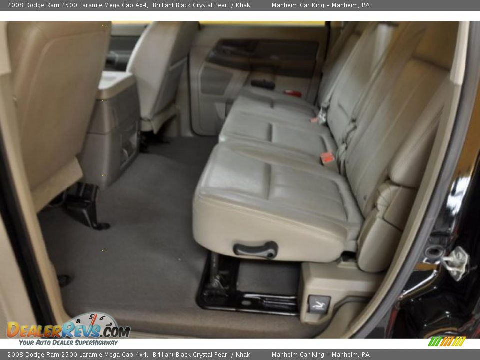 Khaki Interior - 2008 Dodge Ram 2500 Laramie Mega Cab 4x4 Photo #12