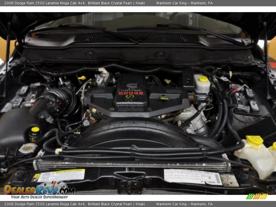 2008 Dodge Ram 2500 Laramie Mega Cab 4x4 6.7 Liter OHV 24-Valve Cummins Turbo Diesel Inline 6 Cylinder Engine Photo #17