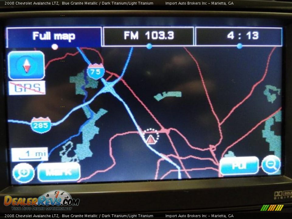 Navigation of 2008 Chevrolet Avalanche LTZ Photo #14