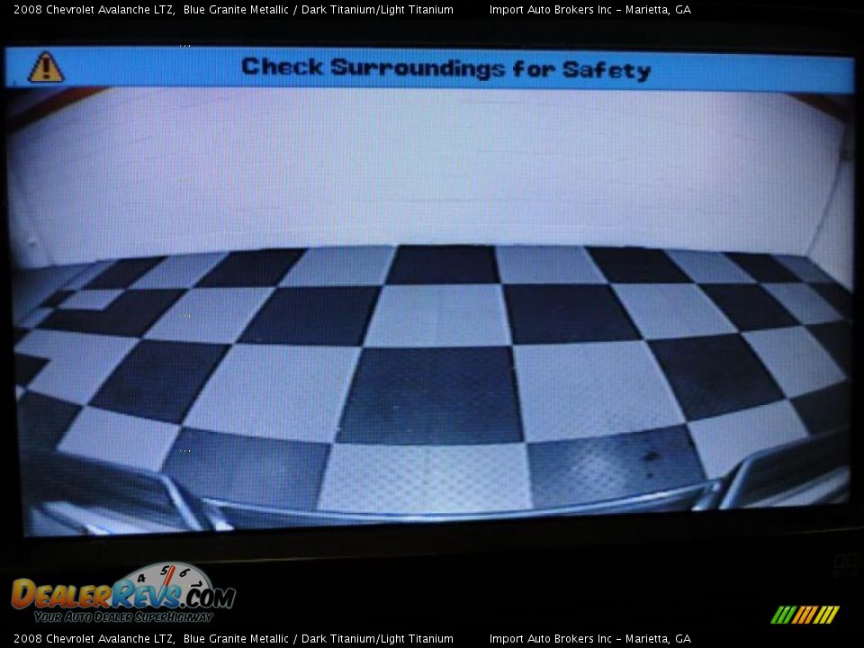 2008 Chevrolet Avalanche LTZ Blue Granite Metallic / Dark Titanium/Light Titanium Photo #15