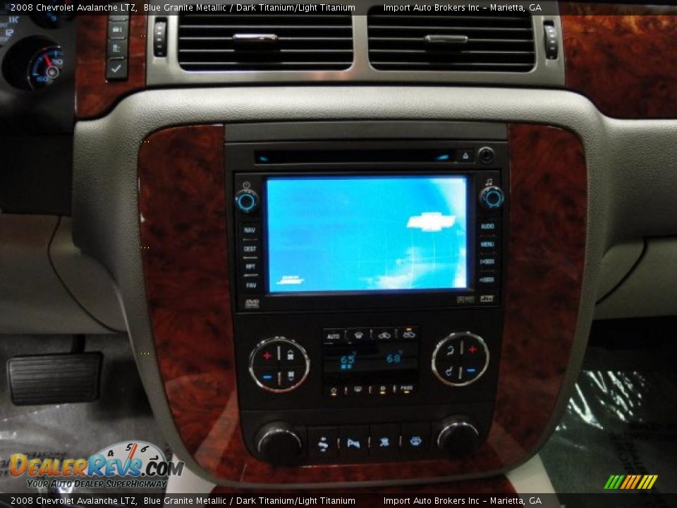2008 Chevrolet Avalanche LTZ Blue Granite Metallic / Dark Titanium/Light Titanium Photo #16