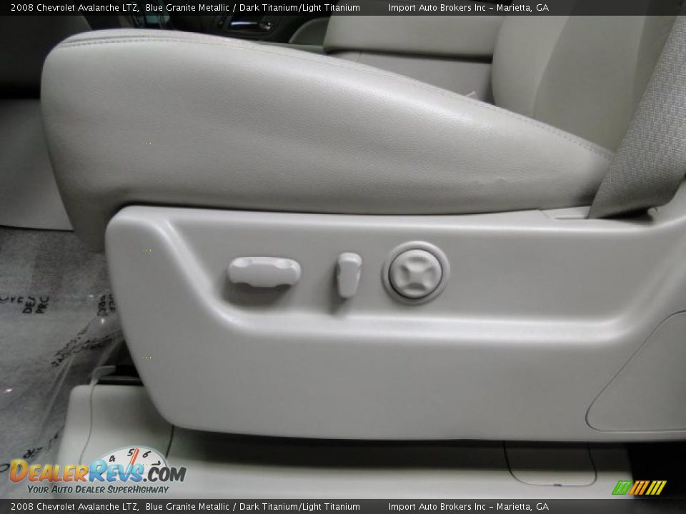 2008 Chevrolet Avalanche LTZ Blue Granite Metallic / Dark Titanium/Light Titanium Photo #21