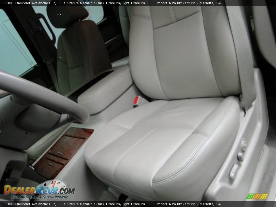 2008 Chevrolet Avalanche LTZ Blue Granite Metallic / Dark Titanium/Light Titanium Photo #22
