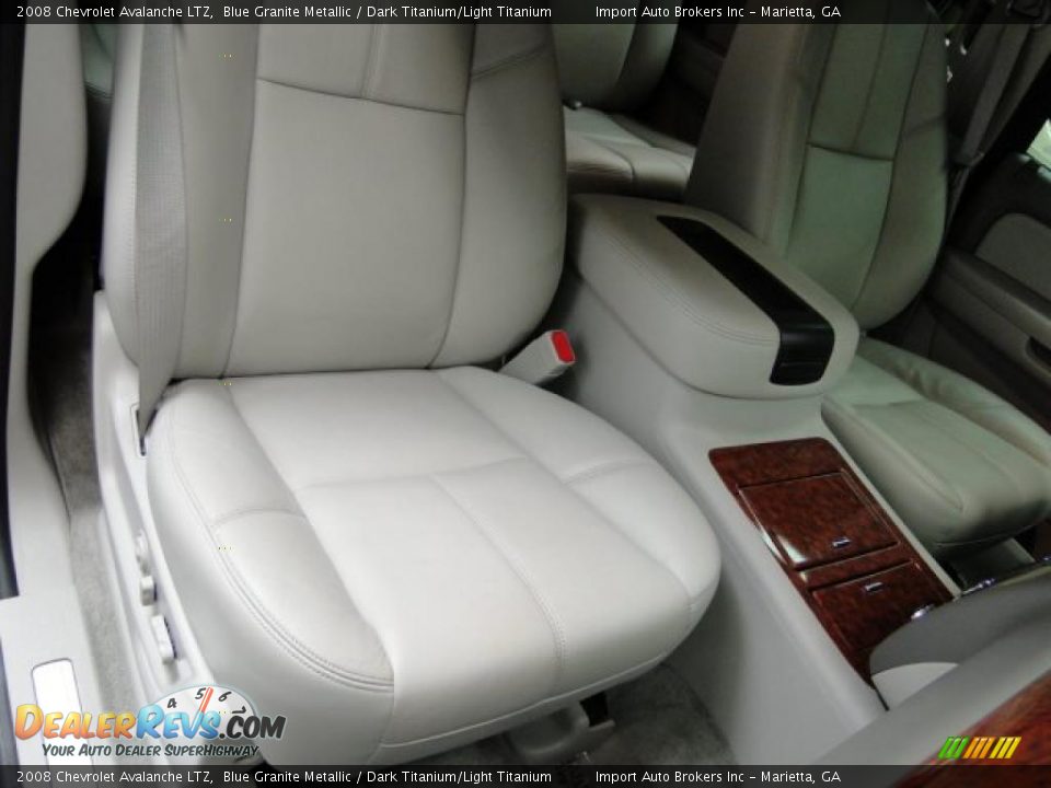 2008 Chevrolet Avalanche LTZ Blue Granite Metallic / Dark Titanium/Light Titanium Photo #23