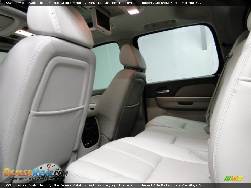 2008 Chevrolet Avalanche LTZ Blue Granite Metallic / Dark Titanium/Light Titanium Photo #24