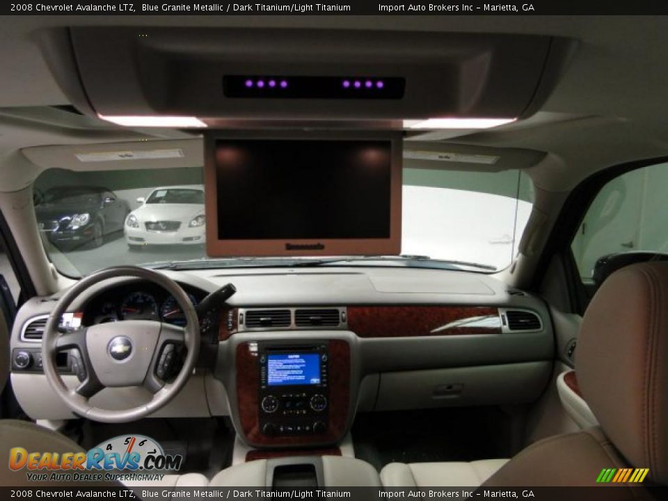 2008 Chevrolet Avalanche LTZ Blue Granite Metallic / Dark Titanium/Light Titanium Photo #25