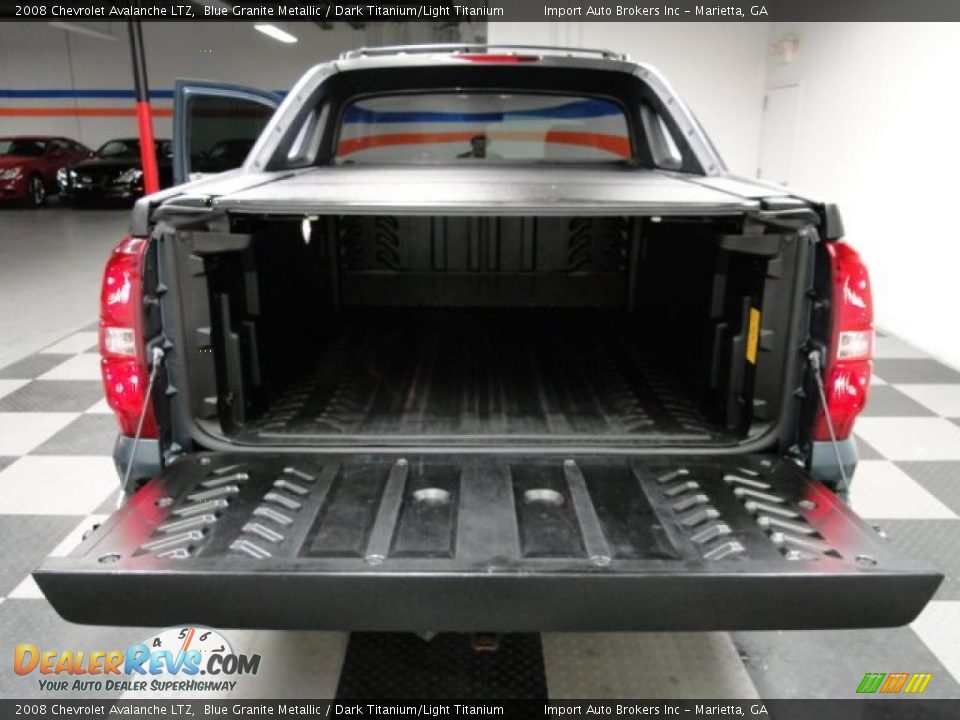 2008 Chevrolet Avalanche LTZ Blue Granite Metallic / Dark Titanium/Light Titanium Photo #26