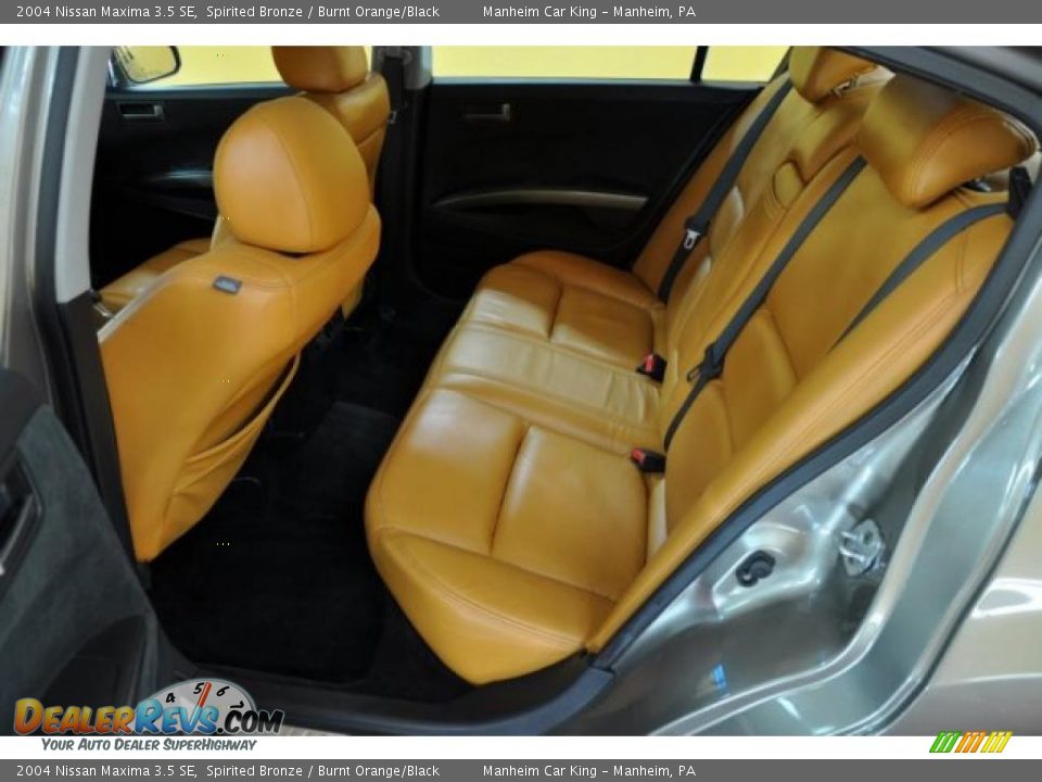 Burnt Orange Black Interior 2004 Nissan Maxima 3 5 Se