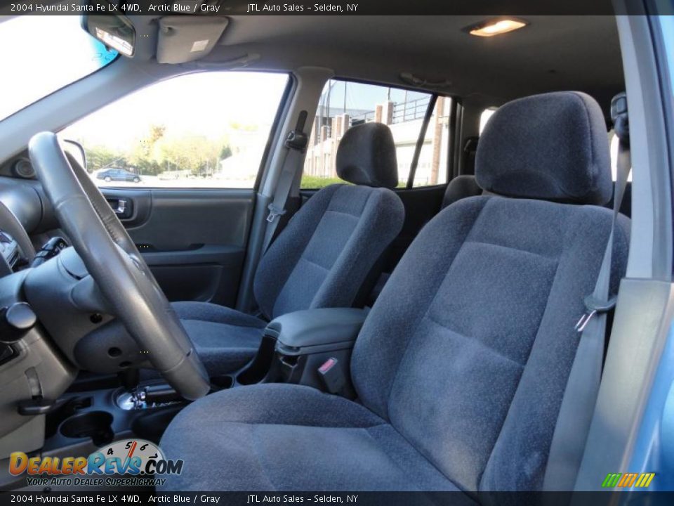 Gray Interior - 2004 Hyundai Santa Fe LX 4WD Photo #11