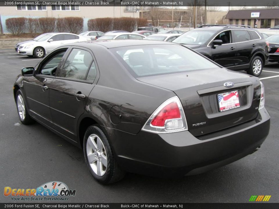 2006 Ford Fusion SE Charcoal Beige Metallic / Charcoal Black Photo #7