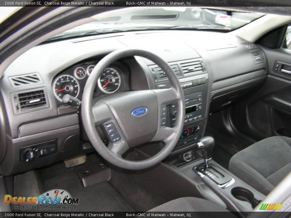 2006 Ford Fusion SE Charcoal Beige Metallic / Charcoal Black Photo #9