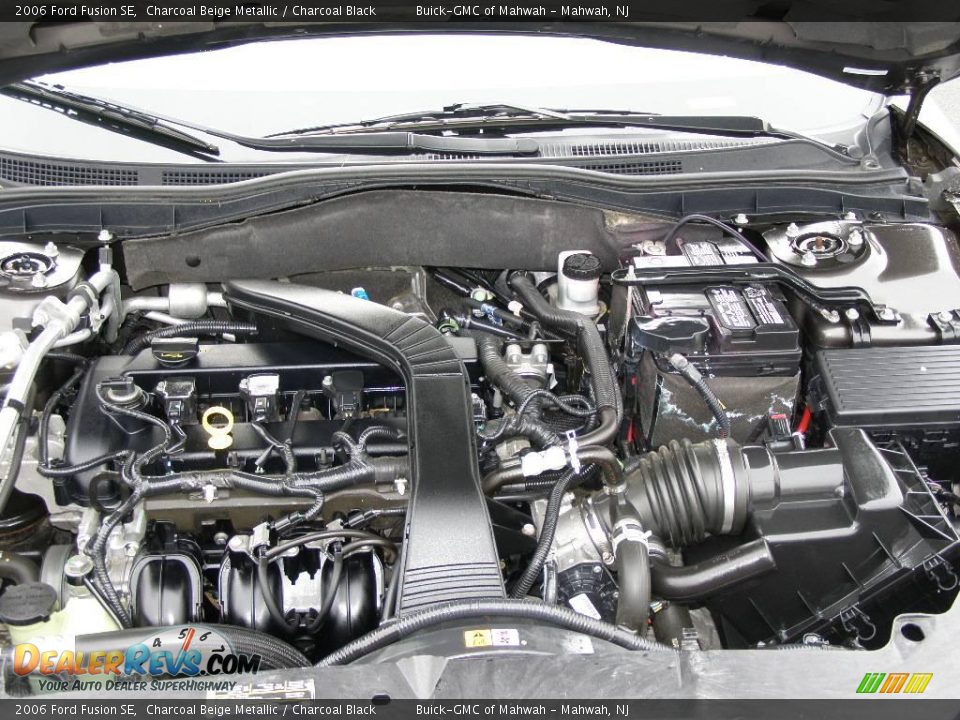 2006 Ford Fusion SE Charcoal Beige Metallic / Charcoal Black Photo #22