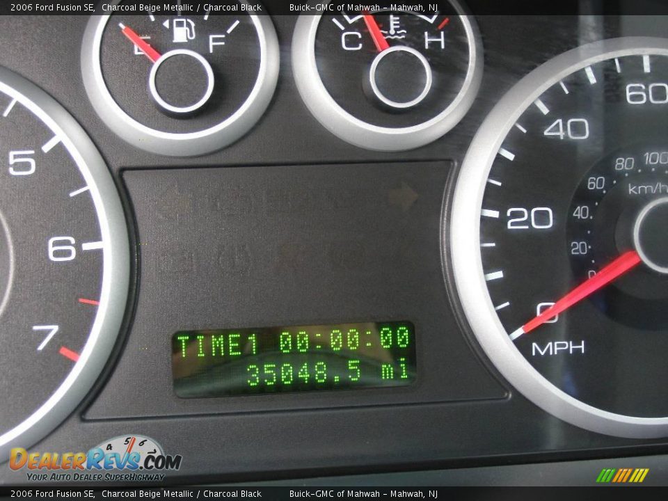 2006 Ford Fusion SE Charcoal Beige Metallic / Charcoal Black Photo #25