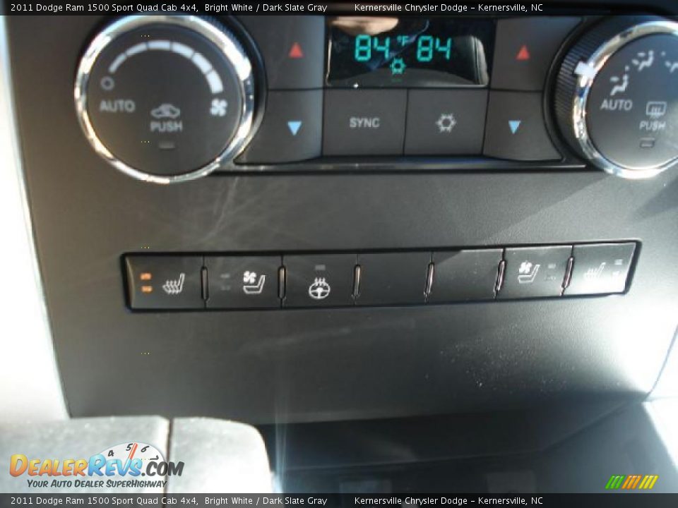 2011 Dodge Ram 1500 Sport Quad Cab 4x4 Bright White / Dark Slate Gray Photo #17