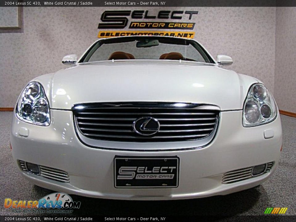 2004 Lexus SC 430 White Gold Crystal / Saddle Photo #2