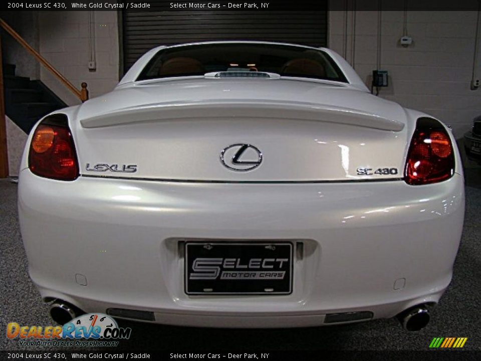 2004 Lexus SC 430 White Gold Crystal / Saddle Photo #5