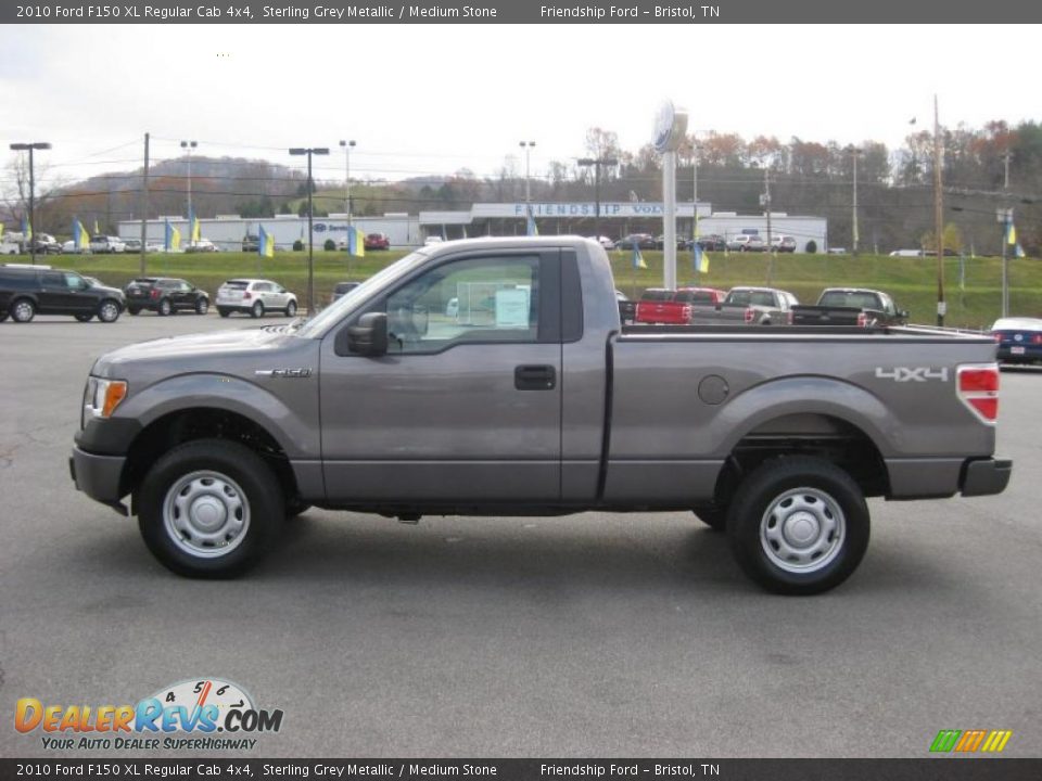 Sterling Grey Metallic 2010 Ford F150 XL Regular Cab 4x4 Photo #1