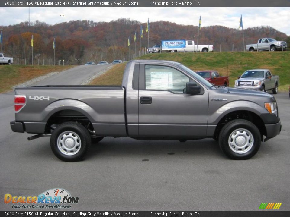 Sterling Grey Metallic 2010 Ford F150 XL Regular Cab 4x4 Photo #5