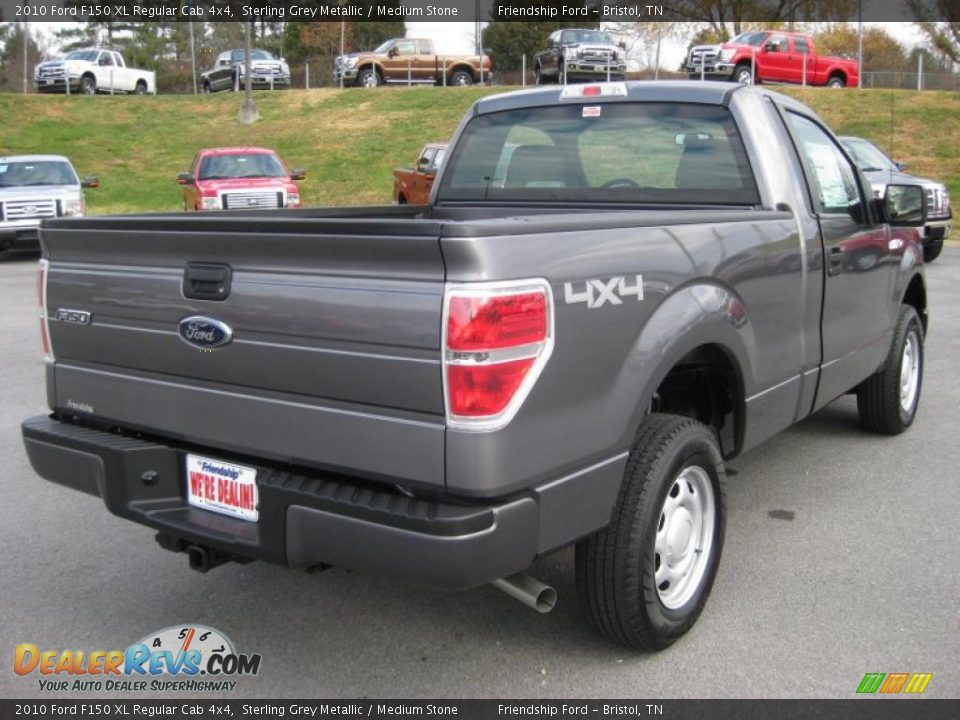 Sterling Grey Metallic 2010 Ford F150 XL Regular Cab 4x4 Photo #6