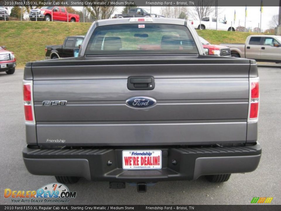 2010 Ford F150 XL Regular Cab 4x4 Sterling Grey Metallic / Medium Stone Photo #7