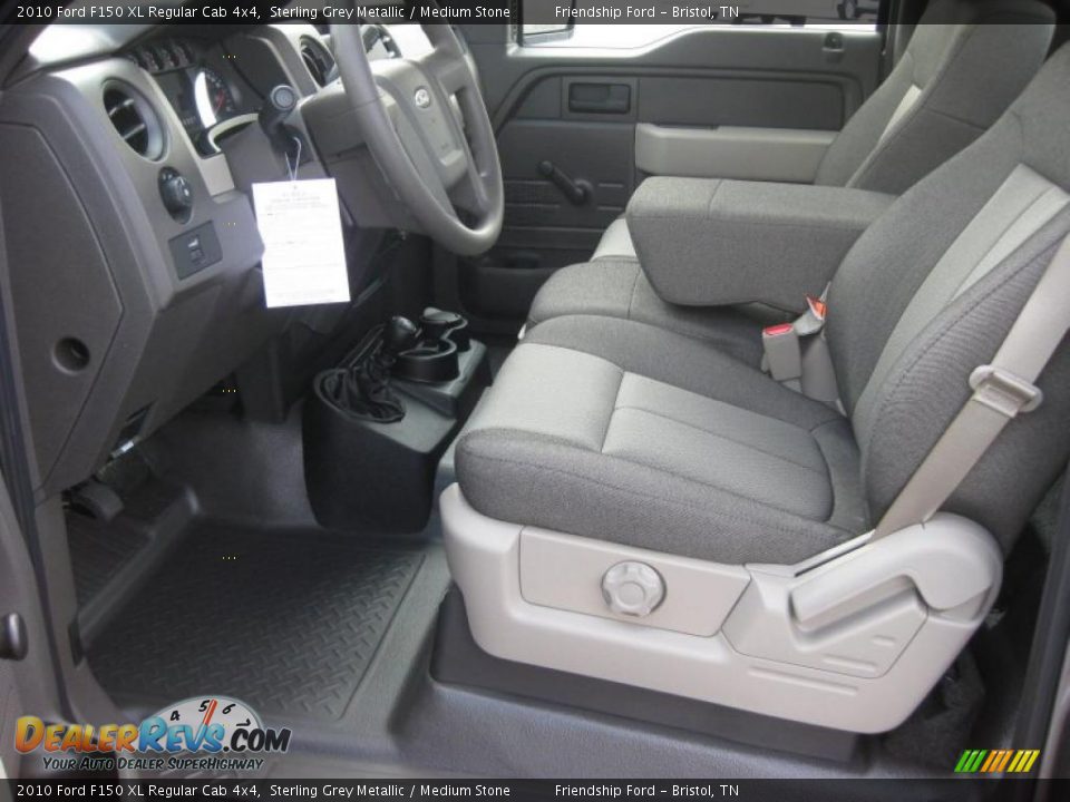Medium Stone Interior 2010 Ford F150 Xl Regular Cab 4x4