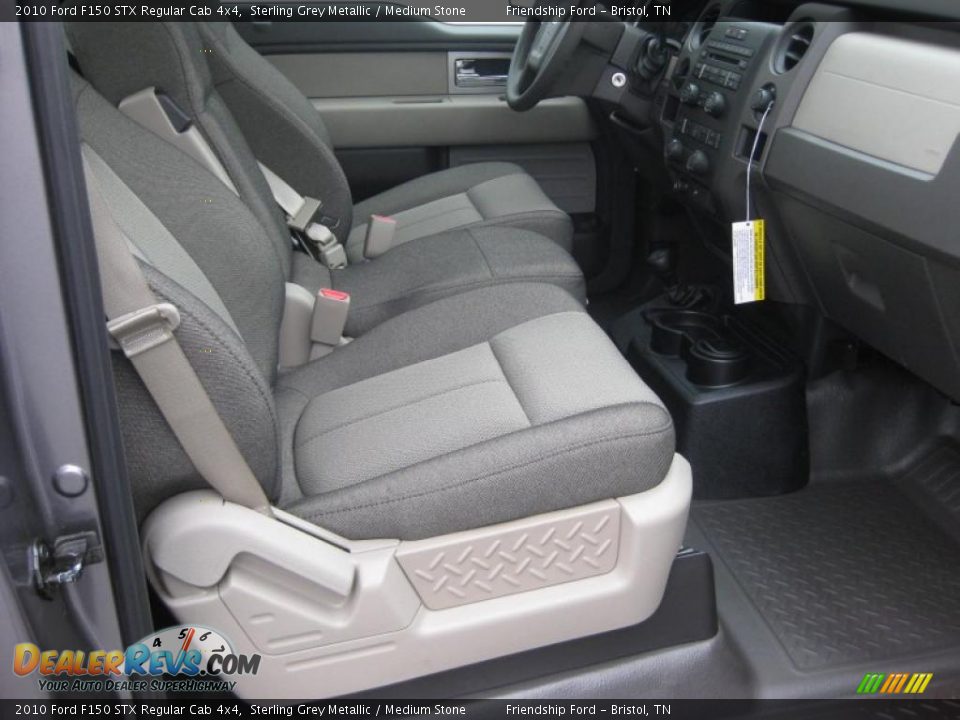 Medium Stone Interior 2010 Ford F150 Stx Regular Cab 4x4