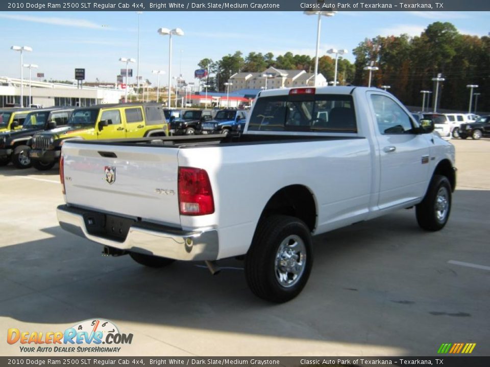 2010 Dodge Ram 2500 SLT Regular Cab 4x4 Bright White / Dark Slate/Medium Graystone Photo #5